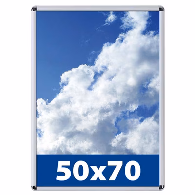 Immagine di Cornice a scatto in alluminio cm 50x70