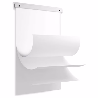 Immagine di Blocco per lavagna magnetica cm 68x96,5 bianco - 20 fogli