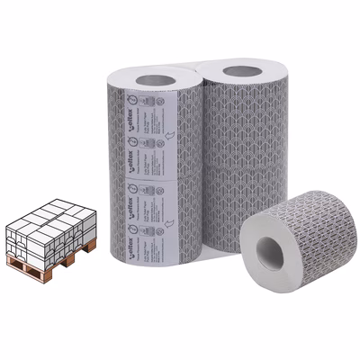 Immagine di Mezzo pallet carta igienica fascettata CELTEX TISSU