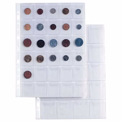 Immagine di Buste for.univ p/monete ERCOLE A4 20 tasche in pvc