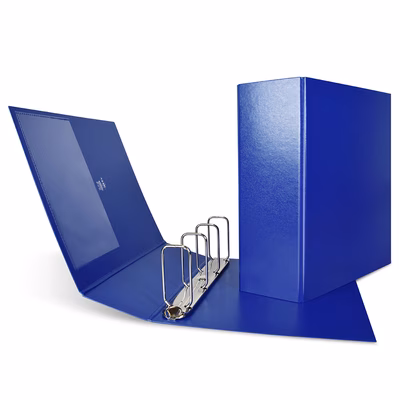 Immagine di Cartella NETTUNO 50 A4 4D 4 anelli a D mm 50 blu