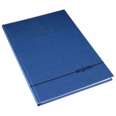 Immagine di Registro BM copertina rigida f.to A4 quadri 400 pg