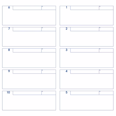 Immagine di Buoni albergo FLEX numerati 960tagl. autorical. bi