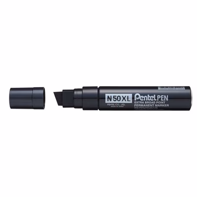 Immagine di Pennarello permanent PENTEL PEN N50XL punta a scalpello colore nero
