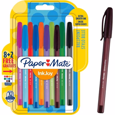 Immagine di Penna a sfera ink gel colori assortiti PAPERMATE INKJOY 100 STICK punta media mm 1