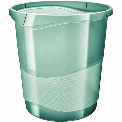 Immagine di Cestino gettacarte ESSELTE Colour'Breeze 14 lt verde