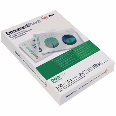 Immagine di Pouches GBC Document Pouch A4 75 micron