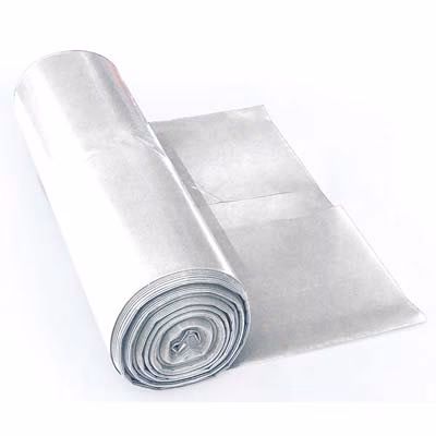 Immagine di Sacchetto rifiuti cm 120x150 240 litri 80 µ colore trasparente - kg 200