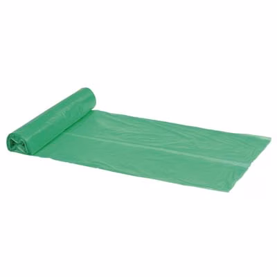 Immagine di Sacchetto per rifiuti biocompostabile cm 95x120 150 litri 18 µ colore verde