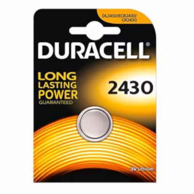 Immagine di Pila a bottone DURACELL CR 2430 litio 3V