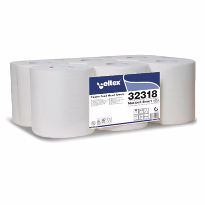 Immagine di Carta asciugamani a devolgimento interno CELTEX MAXIPULL 2 veli 450 strappi metri 135