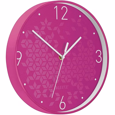 Immagine di Orologio da parete LEITZ WOW fucsia metallizzato
