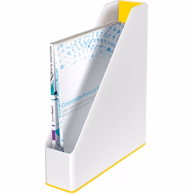 Immagine di Portariviste LEITZ WOW DUAL COLOR giallo