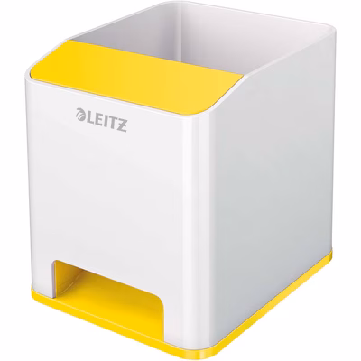 Immagine di Portapenne c/ampl. suono LEITZ DUAL COLOR giallo