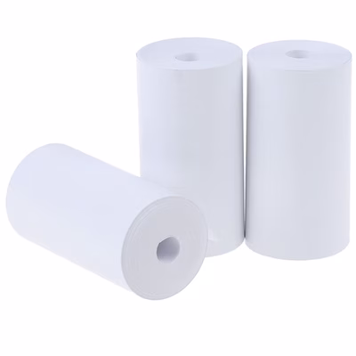 Immagine di Rotolo carta termica per pos mm 57x9 m diametro 25 mm senza anima