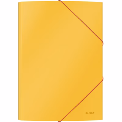 Immagine di Cartella LEITZ COSY 3 lembi in cartone giallo