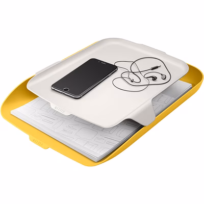 Immagine di Set vaschetta portacorrispondenza LEITZ COSY giallo