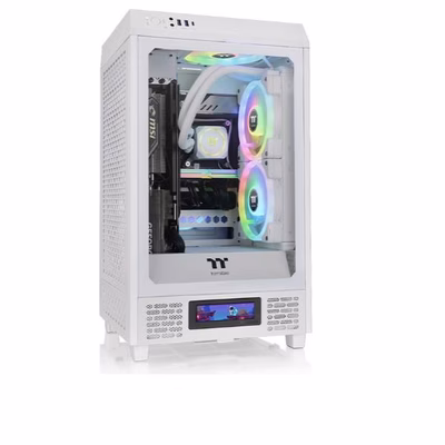 Immagine di Cabinet mini-tower Bianco THERMALTAKE THE TOWER 200 SNOW CA-1X9-00S6WN00
