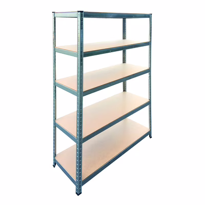 Immagine di Scaffale KIT 5 piani BRIXO H.180 SILVER 300