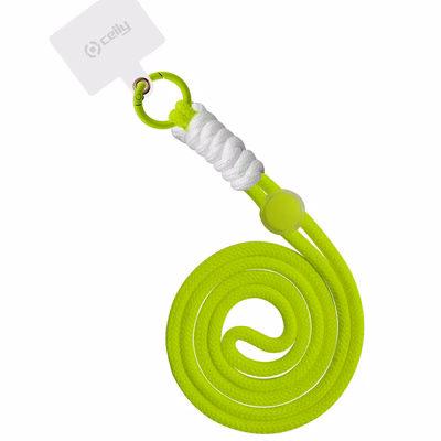 Immagine di Cover plastica Verde CELLY LACETNYL - Smartphone Neck Chain SUMMER LACETNYLYLF