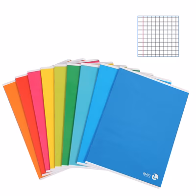 Immagine di Quaderno BM MAXI COLOR BASIC quadretti 2°-3° elementare con margine