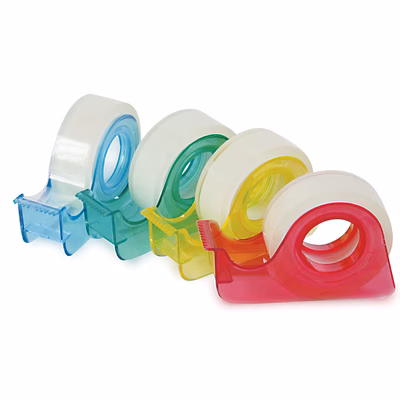 Immagine di Nastro adesivo trasparente c/chiocciola mm 15x10 m