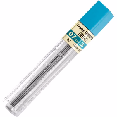 Immagine di Mine PENTEL SUPER HI POLIMER mm 0,7 2B astuccio da 12 pezzi - cf da 12 Astucci