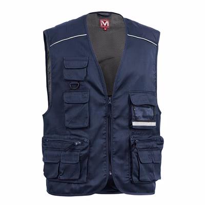 Immagine di Gilet multitasche SOTTOZERO POWER colore blu taglia XL