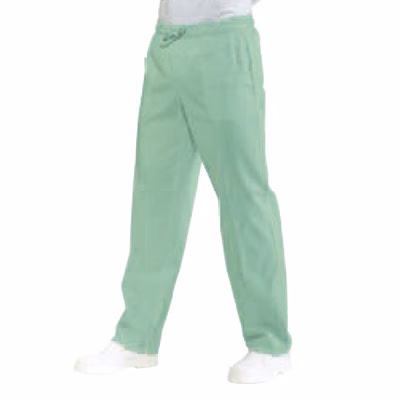 Immagine di Pantaloni unisex 100% cotone verdino taglia XXL