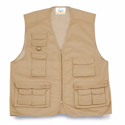 Immagine di Gilet multitasche poliest/cot kaki taglia XXL