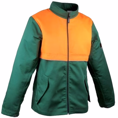 Immagine di Giacca antitaglio per boscaiolo verde/aran. S