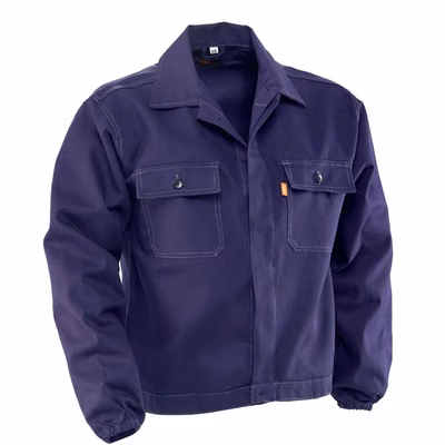 Immagine di Giubbino da lavoro cotone 100% blu taglia 62