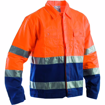 Immagine di Giubbotto AV Estivo arancio/blu taglia L