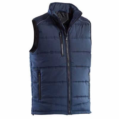 Immagine di Gilet smanicato antivento BRISTOL blu taglia XXXL