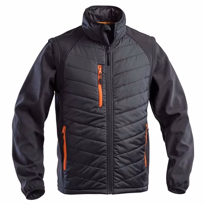 Immagine di Giacca maniche staccabili SLIDE nero taglia M