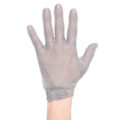 Immagine di Guanti in maglia metallica PORTWEST AC01 colore argento taglia L - paio