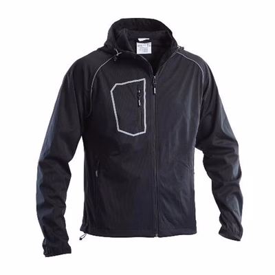 Immagine di Giacca da lavoro softshell FASTEN colore nero taglia XXXL