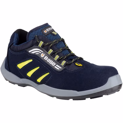 Immagine di Calzatura bassa BASE FRISBEE S1P blu/giallo taglia 35