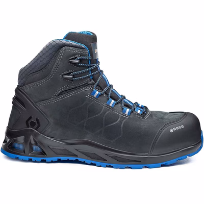 Immagine di Calzatura alta BASE K-ROAD TOP S3 HRO CI SRC nero/blu taglia 48