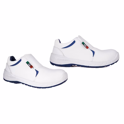 Immagine di Calzatura bassa senza lacci FORIO S2 SRC bianco/blu taglia 48