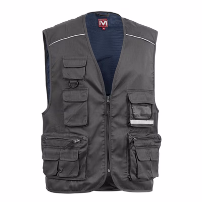 Immagine di Gilet multitasche SOTTOZERO POWER colore grigio taglia M