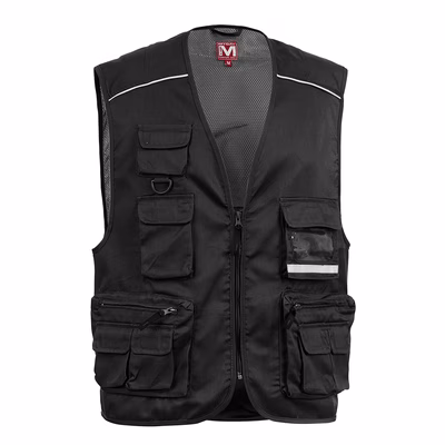 Immagine di Gilet multitasche SOTTOZERO POWER colore nero taglia M