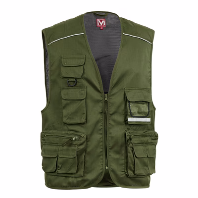 Immagine di Gilet multitasche SOTTOZERO POWER colore verde taglia L