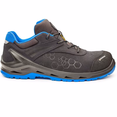 Immagine di Calzatura bassa BASE I-ROBOX S3 CI ESD nero/azzurro taglia 43
