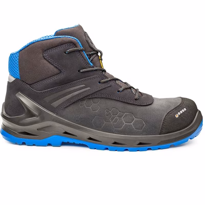 Immagine di Calzatura alta BASE I-ROBOX TOP S3 CI ESD nero/azzurro taglia 40