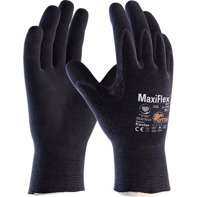 Immagine di Guanti antitaglio 34-1743 MAXIFLEX CUT colore nero taglia 8 - paio