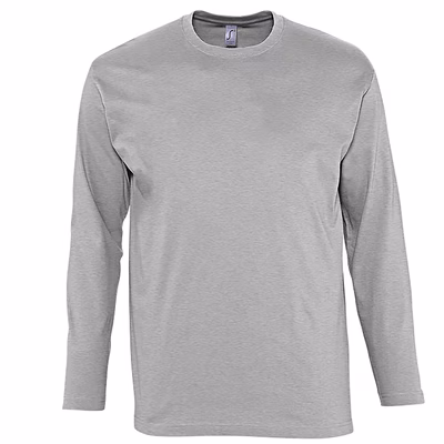 Immagine di T-shirt manica lunga SOL'S MONARCH colore grigio melange taglia XXXXL