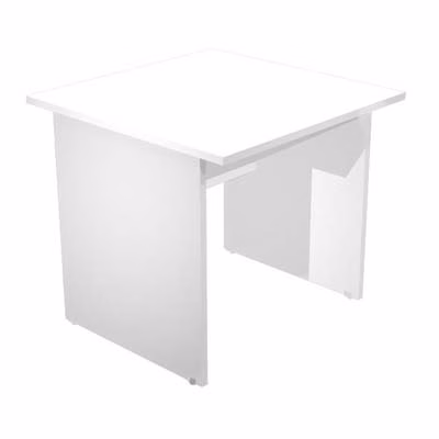 Immagine di Scrivania fianco legno EASYSPACE cm 80x80x72 bianco