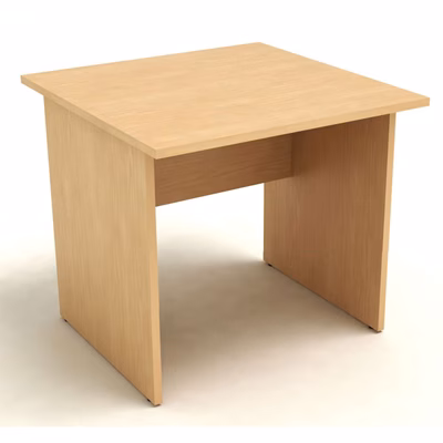 Immagine di Scrivania fianco legno EASYSPACE cm 80x80x72 faggio