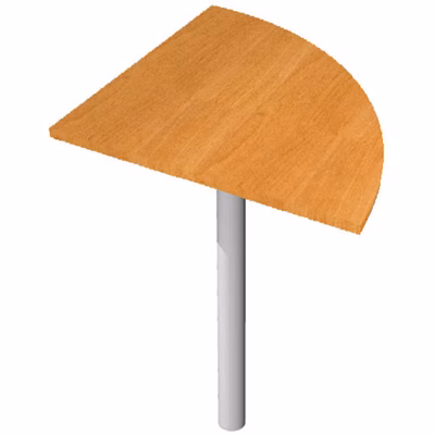 Immagine di Raccordo EASYSPACE 90° + gamba cm 80x80x72 noce